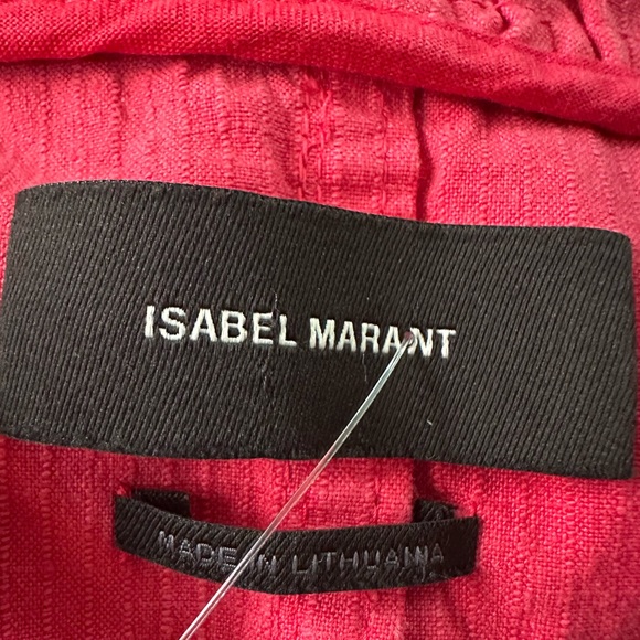 ISABEL MARANT NWT RASPBERRY EPALINE JACKET SIZE 36 $860 RETAIL - Picture 4 of 10